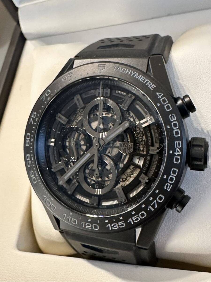【USED・美品】タグホイヤー カレラ キャリバーホイヤー01 CAR2A91 CAR2A90.FT6071送料込み_画像2