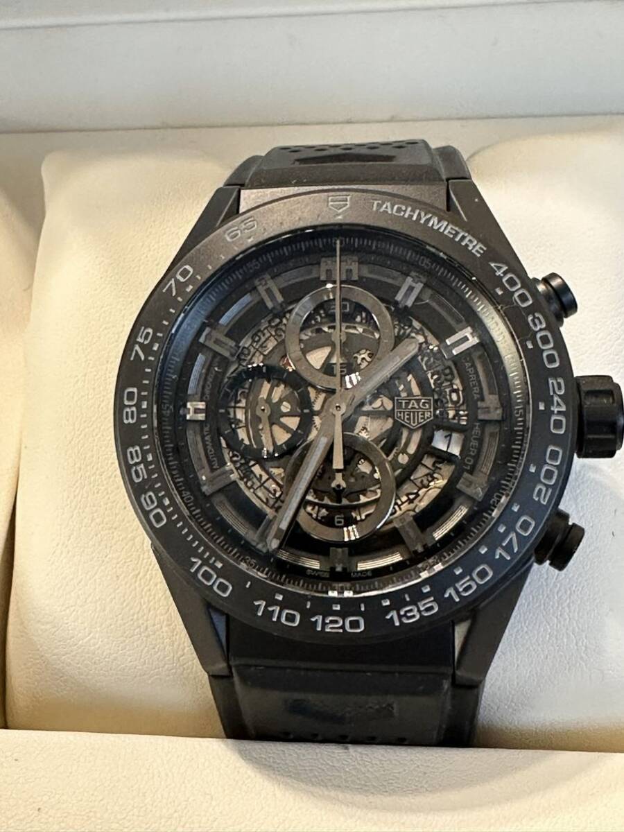 【USED・美品】タグホイヤー カレラ キャリバーホイヤー01 CAR2A91 CAR2A90.FT6071送料込み_画像1