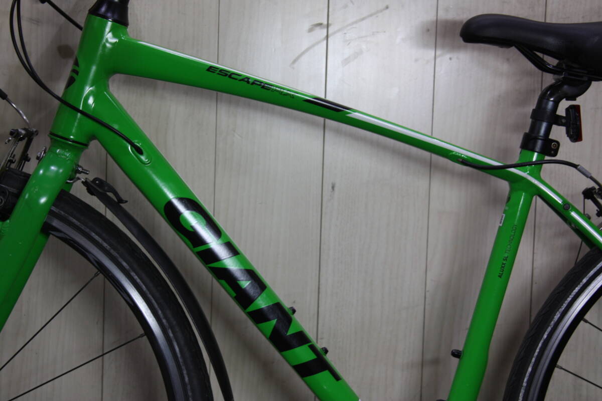 人気！GIANT ESCAPE RX 700C アルミ 27速 470mm GREEN系 クロスバイク_画像10