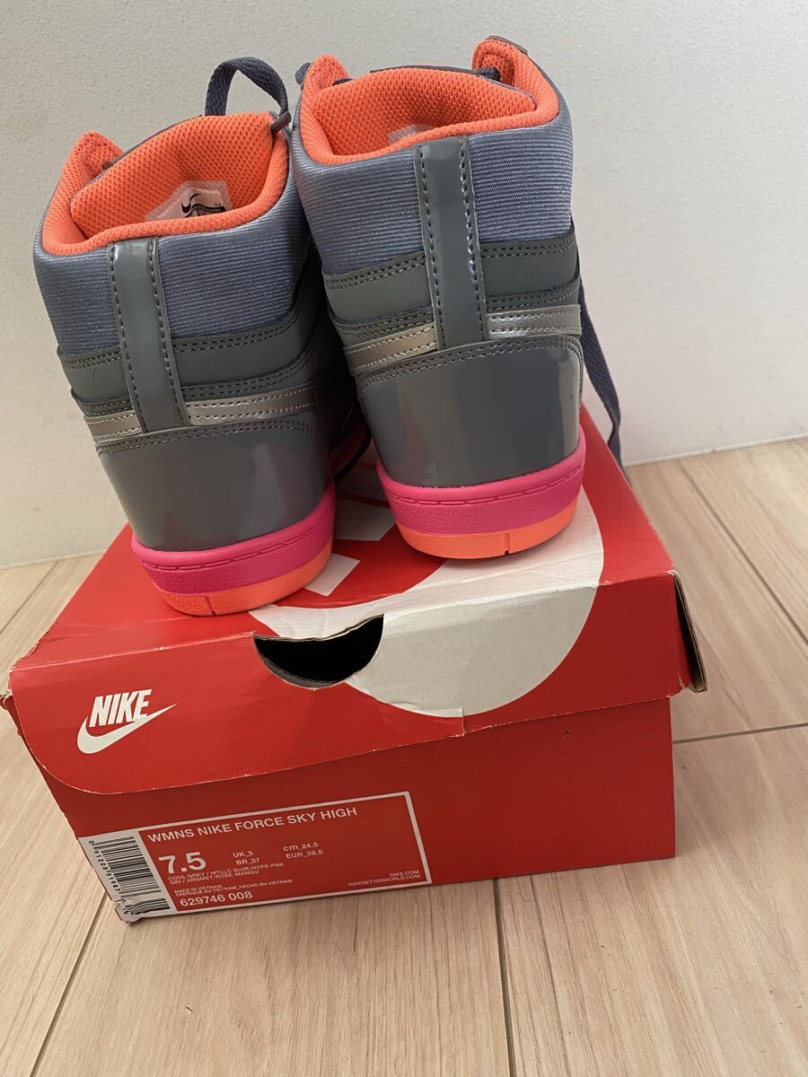 NIKE FORCE1 ハイ 24-20.4cm_画像2