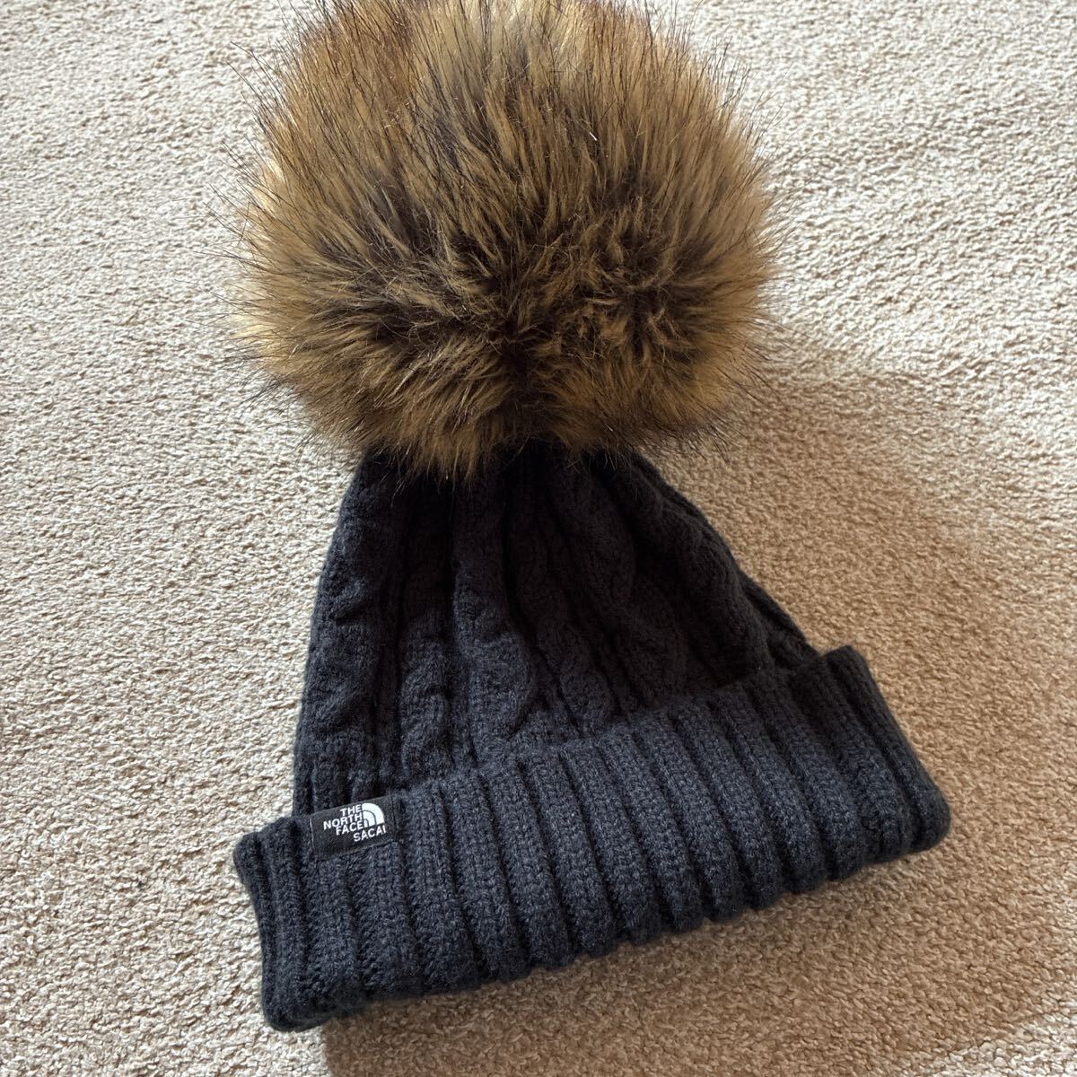 ニット帽 sacaiNORTH FACE ノースフェイス_画像1
