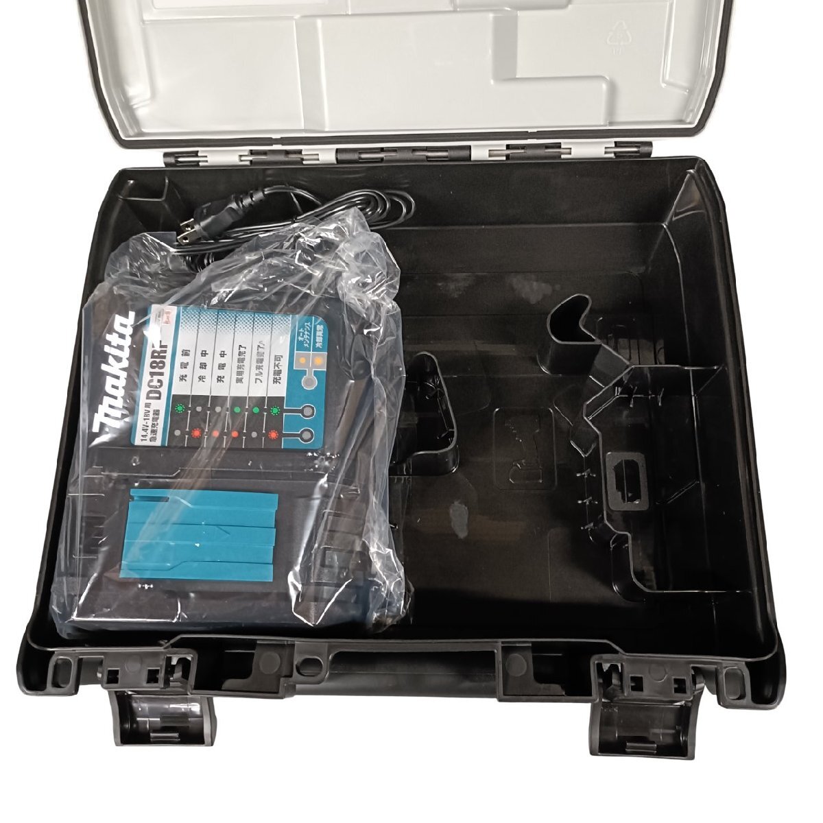 沖縄・離島地域発送不可 新品 フルセットばらし品 マキタ TD173 インパクトドライバー用 収納ケース+DC18RF(充電器)セット_画像1