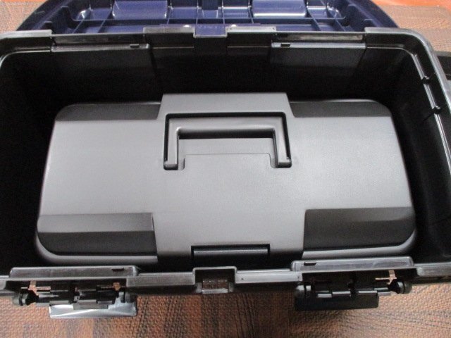 沖縄・離島地域発送不可　リングスター 限定色【ネイビーブル＆ブラック】 　ダブルセットプロ 　工具箱_画像7