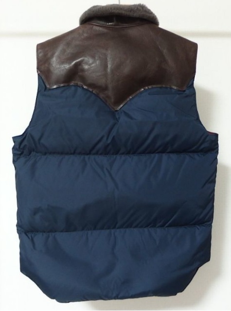 【38】Rocky Mountain × WAREHOUSE CHRISTY ダウンベスト / Featherbed ロッキーマウンテン ウエアハウス_画像3