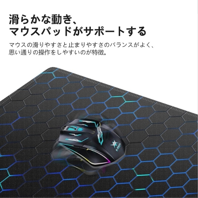【撥水で清潔】ゲーミングマウスパッド 耐水性 撥水加工 掃除簡単 人気 おすすめ _画像3