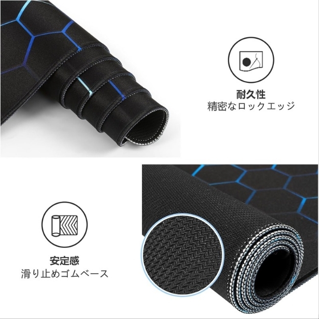 【撥水で清潔】ゲーミングマウスパッド 耐水性 撥水加工 掃除簡単 人気 おすすめ _画像4