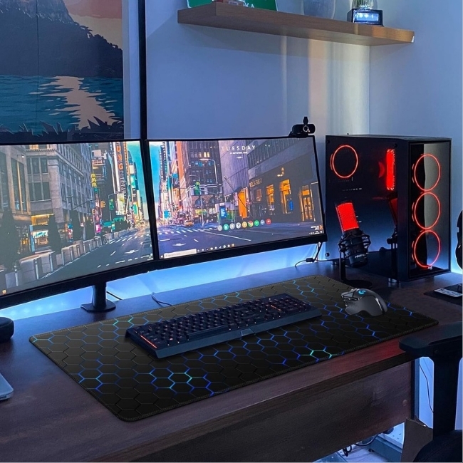 【撥水で清潔】ゲーミングマウスパッド 耐水性 撥水加工 掃除簡単 人気 おすすめ _画像8