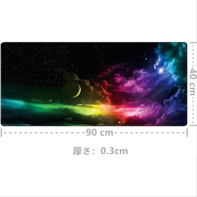 【超大型!快適】ゲーミングマウスパッド 超大型 低摩擦 滑り止め 水洗い 耐久性 キーボードパッド 人気 おすすめ_画像5