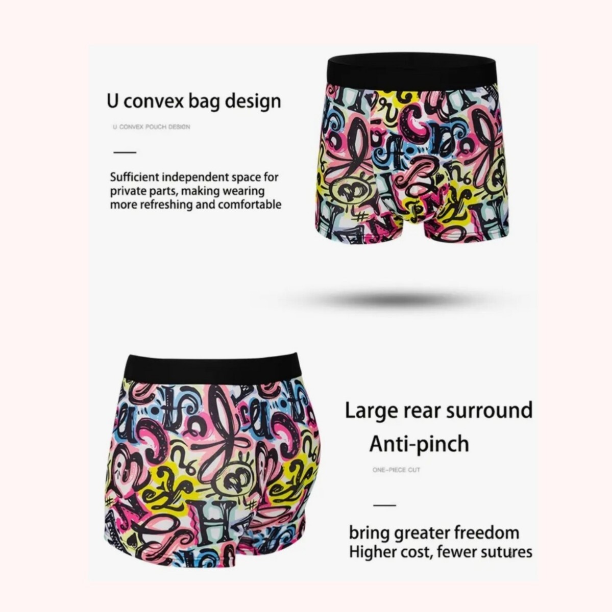 【4枚セット】ボクサーパンツ メンズ 下着　76-86cm _画像6