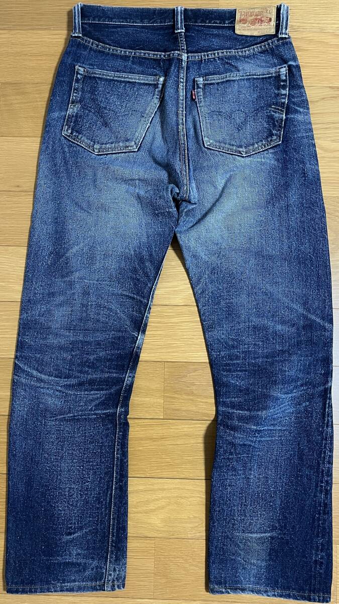 弘前 BRAVERY ねぷたジーンズ W31 WAREHOUSE NEPUTA GENUS WANDERER ORIGINAL USED ダメージ リペア ブレイブリー ワンダラー ウェアハウス_画像3