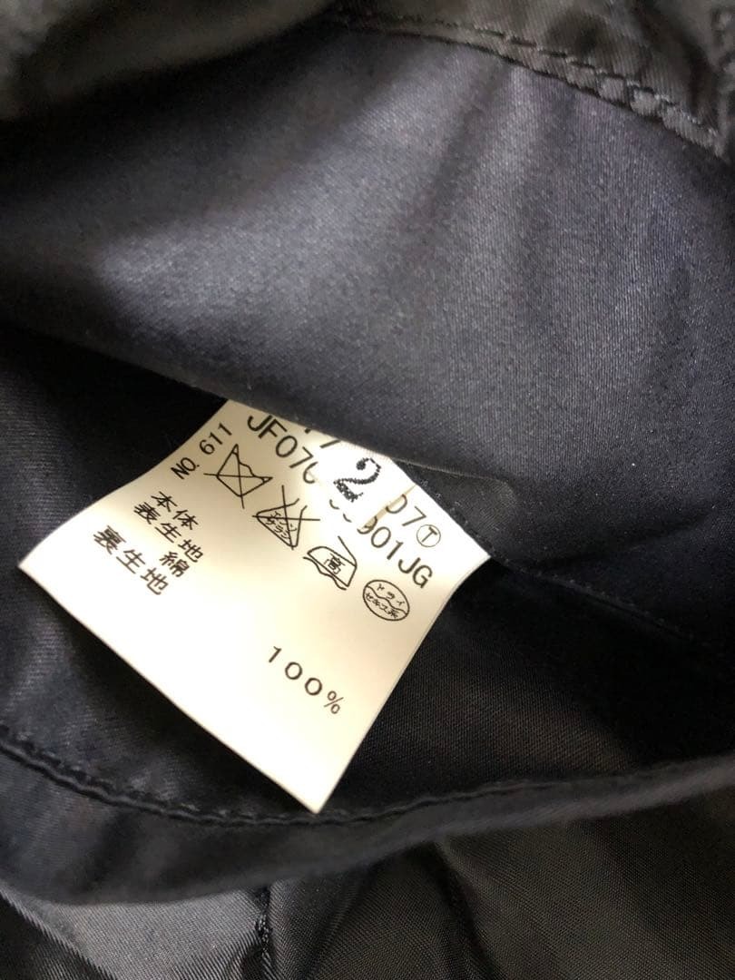 TAKEO KIKUCHI 黒 ナイロンジャケット 60cm着丈_画像7