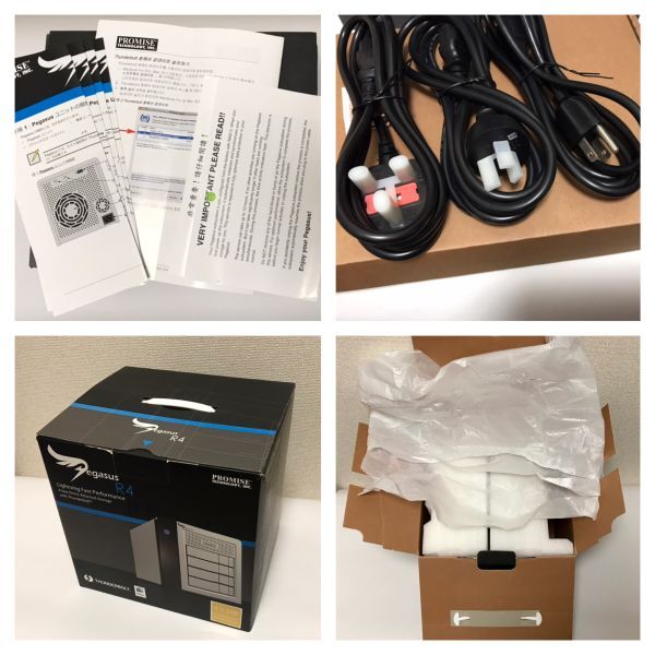 未使用品 PROMISE TECHNOLOGY Pegasus R4 HDD 4TB (1TB×4) 外付けハードディスクドライブ_画像10