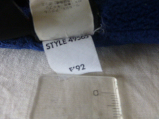 未使用!! patagonia WOOL HAT FA1992年製 廃盤モデル 柄物 ONE SIZE ヘザーグレイ FRANCE製 ウールハット パタゴニア PATAGONIA patagonia_画像4