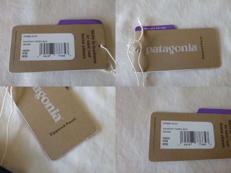 未使用!! 廃盤モデル!! patagonia Zippered Pouch ジッパードポーチ SP22モデル Fitzroy フィッツロイ パタゴニア PATAGONIA patagonia_画像4