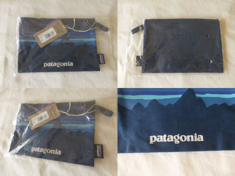 未使用!! 廃盤モデル!! patagonia Zippered Pouch ジッパードポーチ SP22モデル Fitzroy フィッツロイ パタゴニア PATAGONIA patagonia_画像5