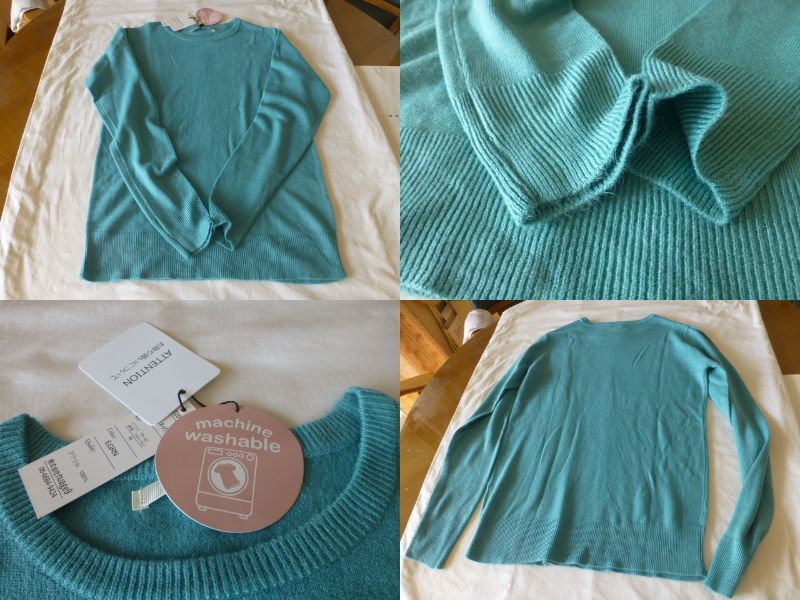 タグ付!! 未使用品!! mili an deni クルーネックセーター ミリアンデニ -M- mili an deni ミリアンデニ_画像4