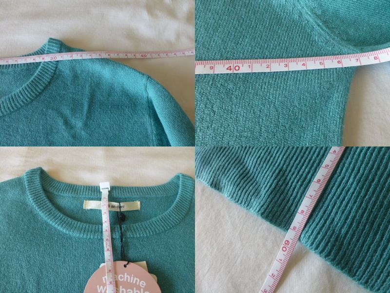 タグ付!! 未使用品!! mili an deni クルーネックセーター ミリアンデニ -M- mili an deni ミリアンデニ_画像6