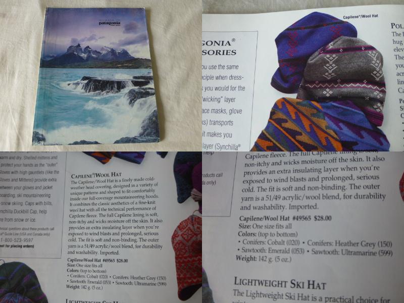 未使用!! patagonia WOOL HAT FA1992年製 廃盤モデル 柄物 ONE SIZE ヘザーグレイ FRANCE製 ウールハット パタゴニア PATAGONIA patagonia_画像9