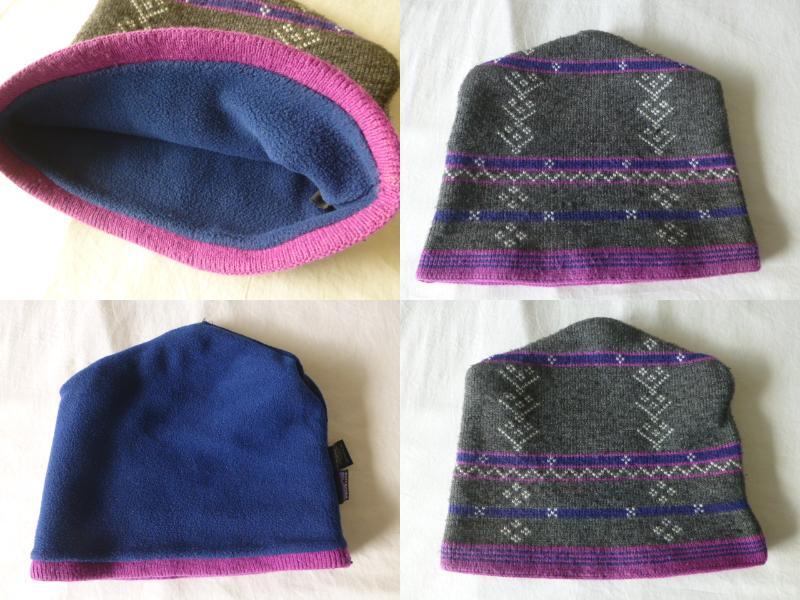 未使用!! patagonia WOOL HAT FA1992年製 廃盤モデル 柄物 ONE SIZE ヘザーグレイ FRANCE製 ウールハット パタゴニア PATAGONIA patagonia_画像5