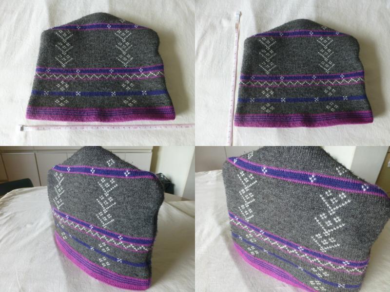 未使用!! patagonia WOOL HAT FA1992年製 廃盤モデル 柄物 ONE SIZE ヘザーグレイ FRANCE製 ウールハット パタゴニア PATAGONIA patagonia_画像7