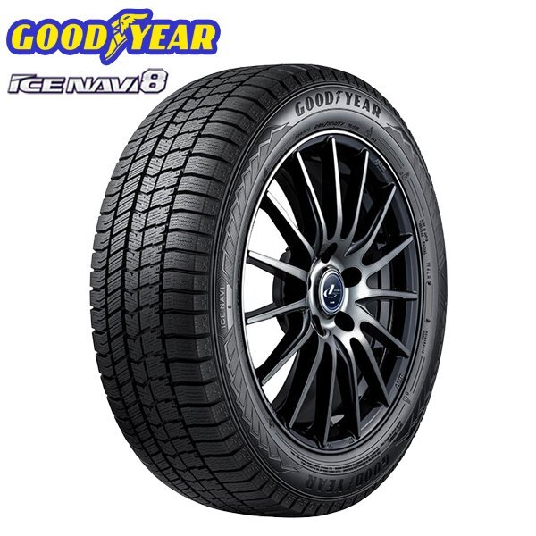 送料無料 215/55R18 95Q GOODYEAR グッドイヤー アイスナビ ICE NAVI8 21年製 正規品 新品 スタッドレスタイヤ 4本セット 【セール品】_画像2