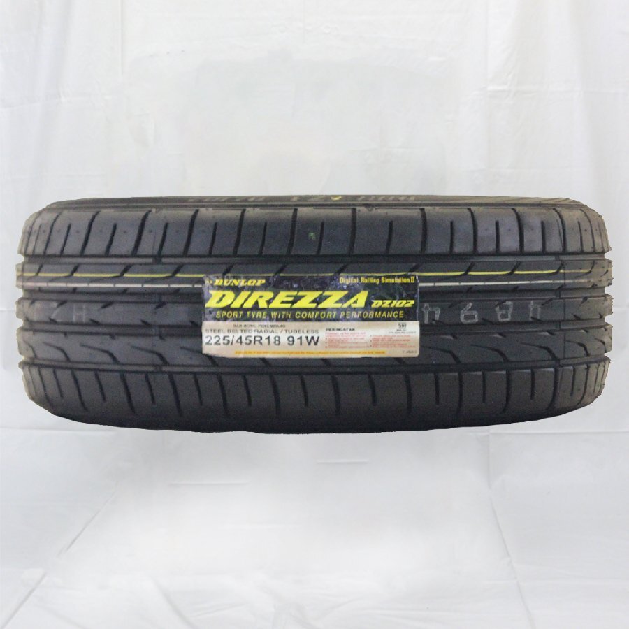 送料無料 225/45R18 91W DUNLOP ダンロップ ディレッツァ DIREZZA DZ102 24年製 新品 サマータイヤ 1本価格 【セール品】_画像1