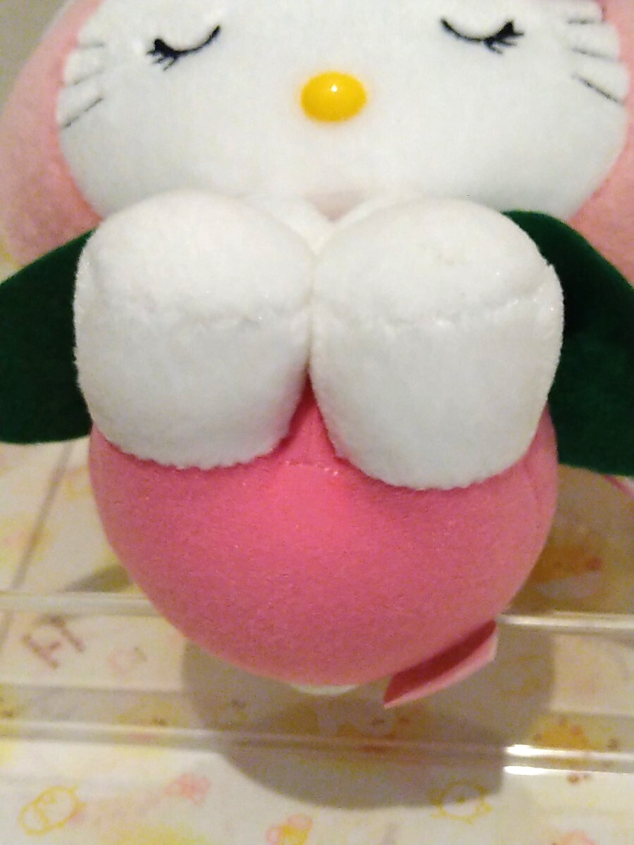 激レア　キティ　岡山限定　桃太郎バージョン　ぬいぐるみ　2006年　タグ付き未使用品_画像6