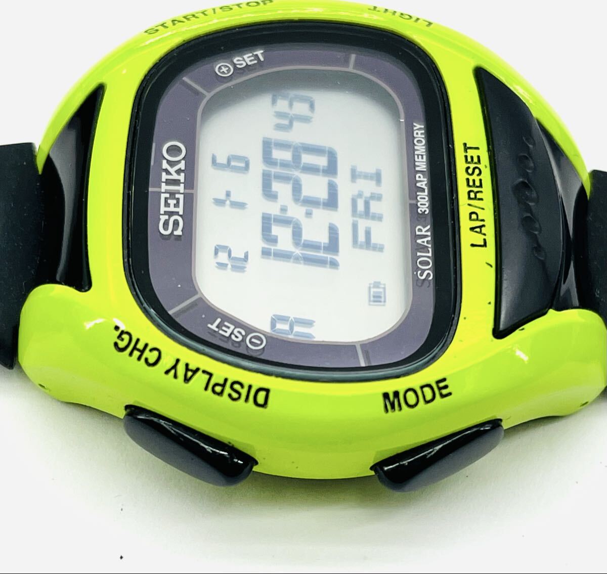  ◎1円◎ 美品 SEIKO セイコー デジタル S680-00A0 ソーラー腕時計 メンズ カレンダー★同梱不可co_画像6