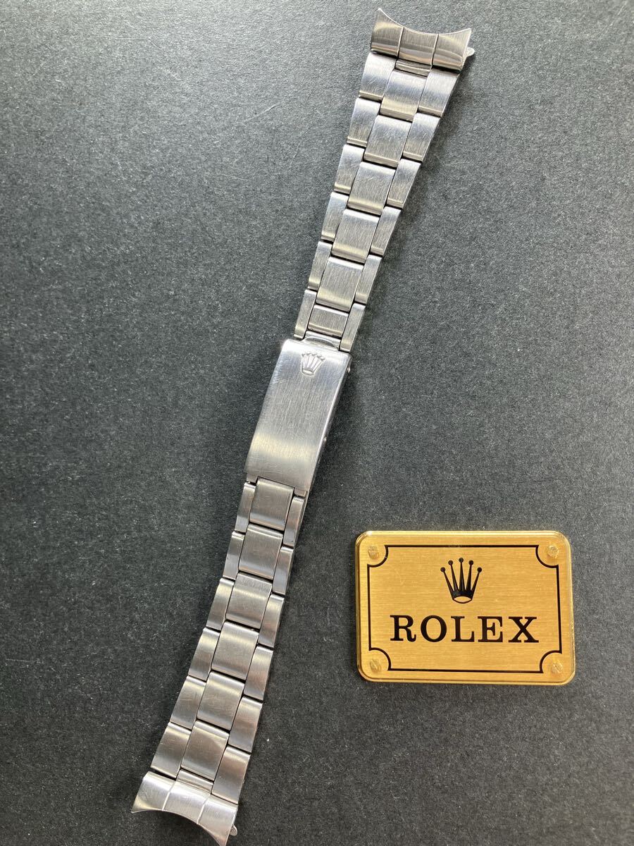 純正品 フルコマ 7835 FF357 19mm 巻きブレス ロレックス ROLEX Watchbreath 6694 1500 5500 6294 6564 6565 1501 GENUINE 257_画像1