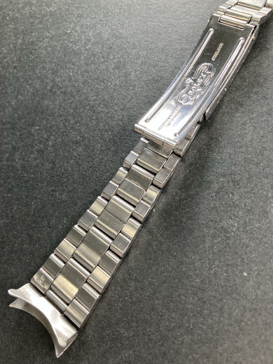 純正品 フルコマ 7835 FF357 19mm 巻きブレス ロレックス ROLEX Watchbreath 6694 1500 5500 6294 6564 6565 1501 GENUINE 257_画像5