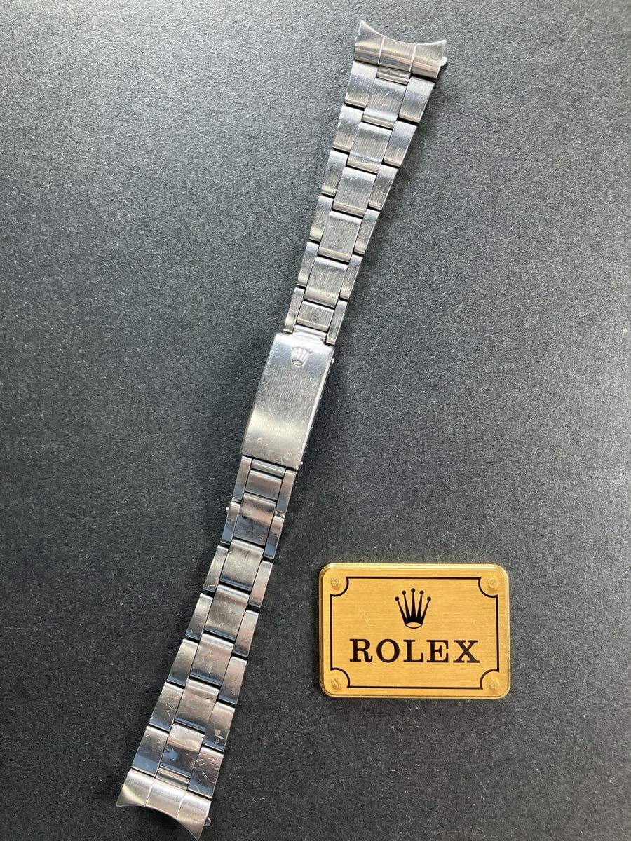 訳あり 純正品 フルコマ 7835 FF357 19mm 巻きブレス ロレックス ROLEX Watchbreath 6694 1500 5500 6294 6564 6565 1501 GENUINE 257_画像1