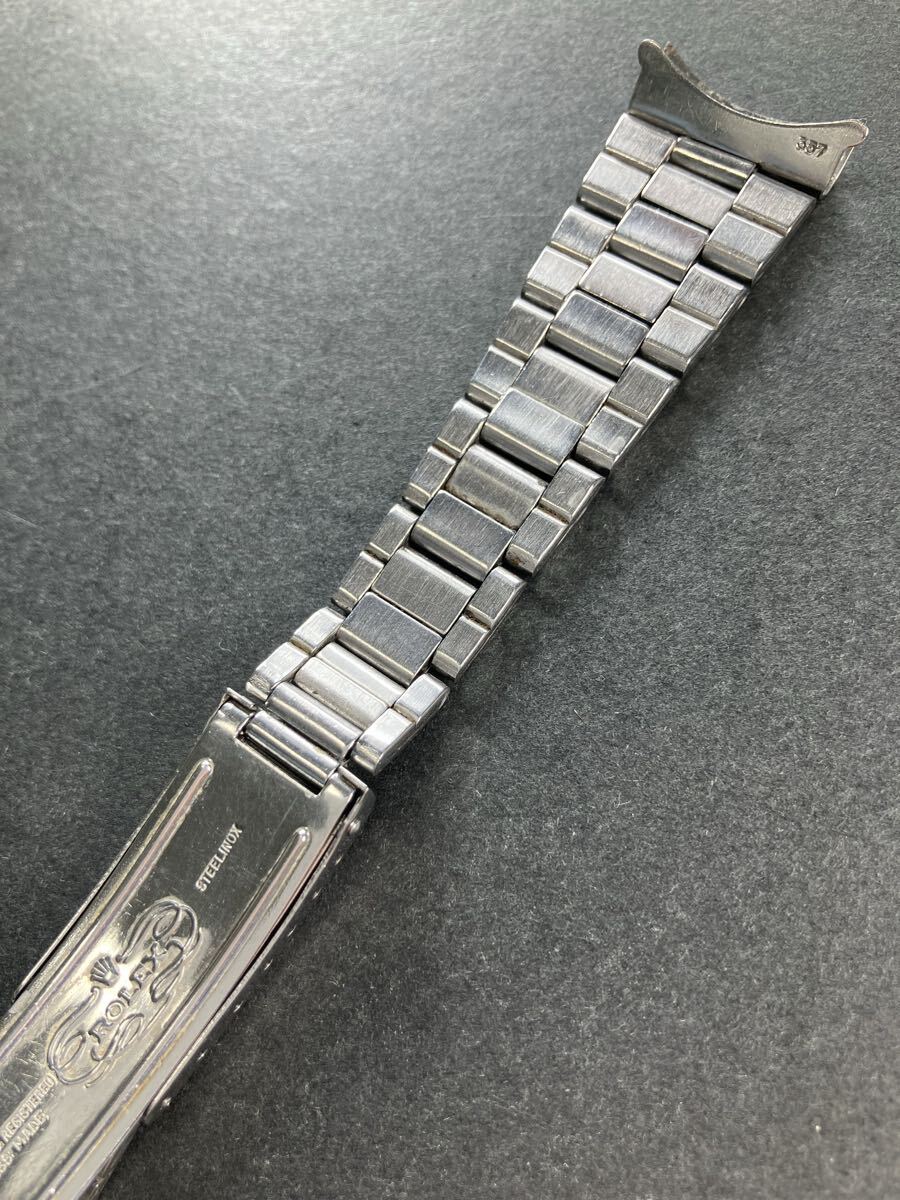 訳あり 純正品 フルコマ 7835 FF357 19mm 巻きブレス ロレックス ROLEX Watchbreath 6694 1500 5500 6294 6564 6565 1501 GENUINE 257_画像4