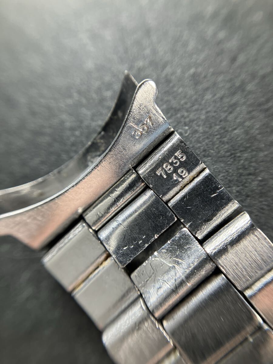訳あり 純正品 フルコマ 7835 FF357 19mm 巻きブレス ロレックス ROLEX Watchbreath 6694 1500 5500 6294 6564 6565 1501 GENUINE 257_画像6