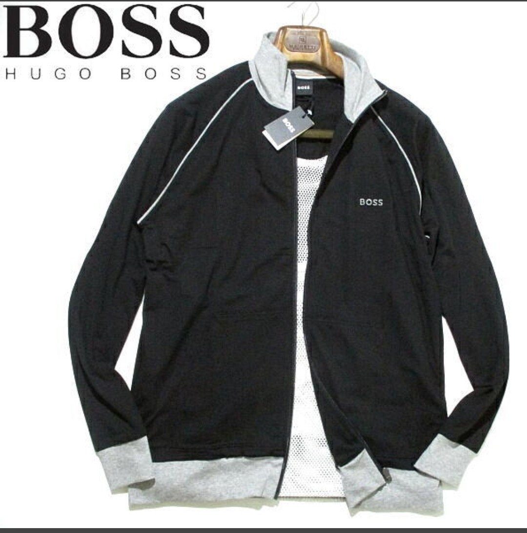 【新品未使用タグ付き】ヒューゴボス ジップアップジャケット ブラック 大谷翔平_画像1