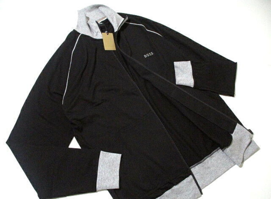 【新品未使用タグ付き】ヒューゴボス ジップアップジャケット ブラック 大谷翔平_画像3