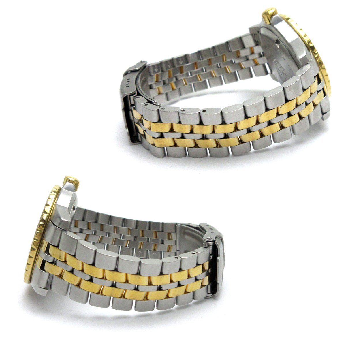 タグホイヤー TAG Heuer プロフェッショナル200 ダイバー 925.213G メンズ ゴールドコンビ 黒 時計 925.213G-2 0 クォーツ 稼動品_画像6