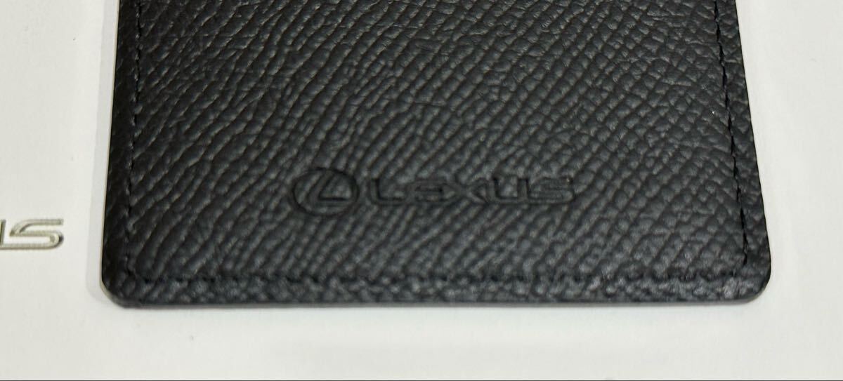 レクサス LEXUS 純正『スマートカードキーケース』正規品 カーフレザー ブラック 日本製 送料無料 新品未使用 _画像5