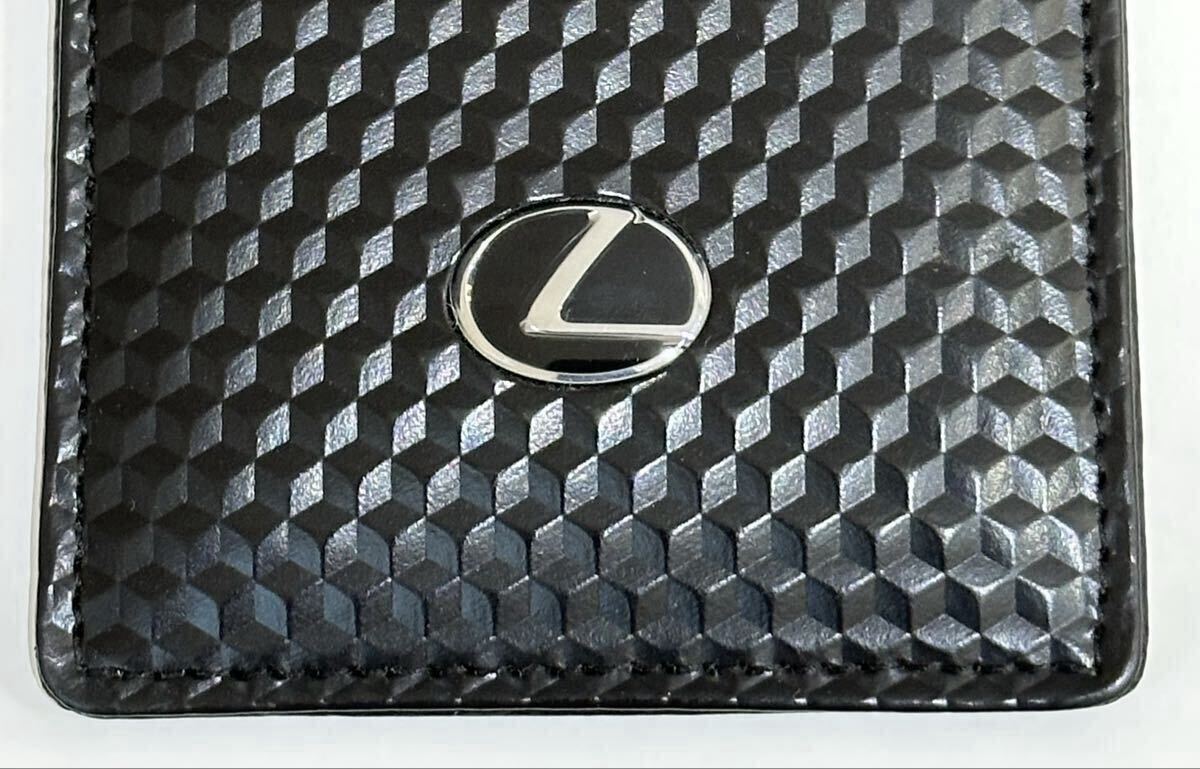 レクサス LEXUS 純正『スマートカードキーケース』正規品 本革 ヘキサゴン ブラック 抗菌加工 送料無料　新品未使用　_画像4