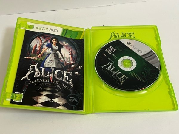 ディスク良品 Xbox 360 動作確認済 アリス マッドネス リターンズ SAKA16_画像4