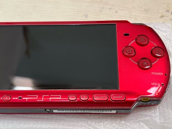 極美品 PSP プレイステーションポータブル PSP3000 ラディアントレッド 本体 動作確認済 箱説明書 メモカ、ワンセグなどおまけ付_画像4