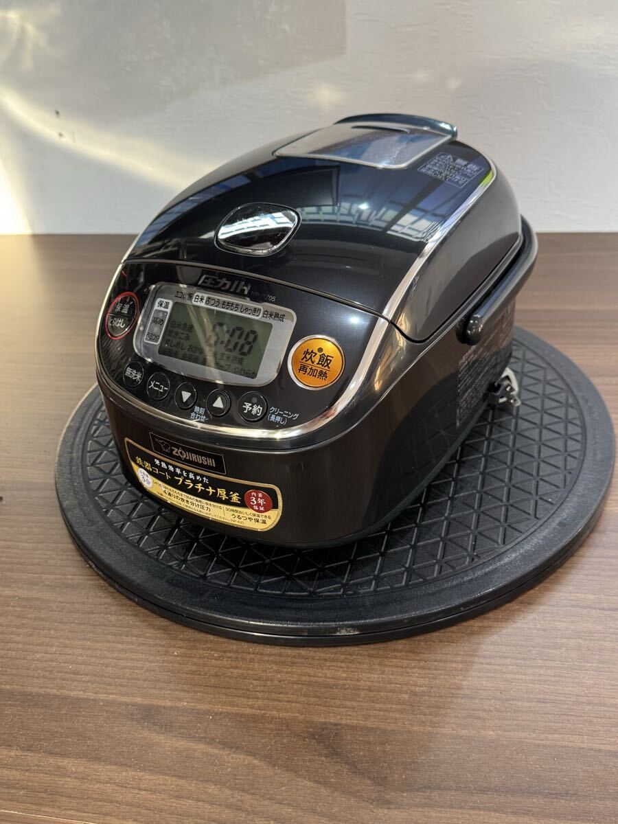 象印 ZOJIRUSHI 2021年製 NP-RZ05 圧力IH炊飯器 3合炊き動作確認済み_画像1