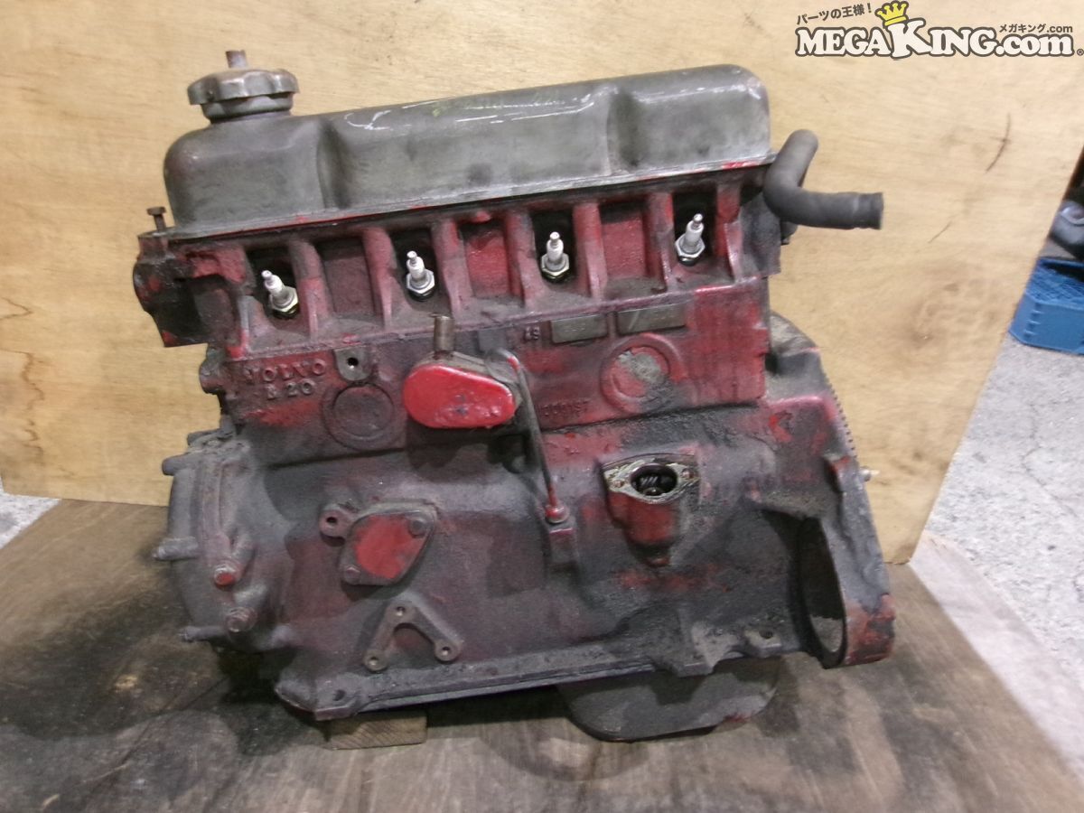 VOLVO ボルボ 144 純正 ノーマル エンジン B20エンジン 走行距離不明 498061302 P1800 等 / 2S10-2030_画像4