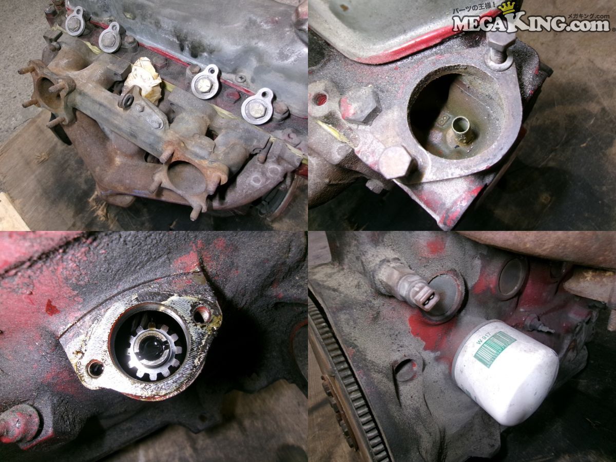 VOLVO ボルボ 144 純正 ノーマル エンジン B20エンジン 走行距離不明 498061302 P1800 等 / 2S10-2030_画像9