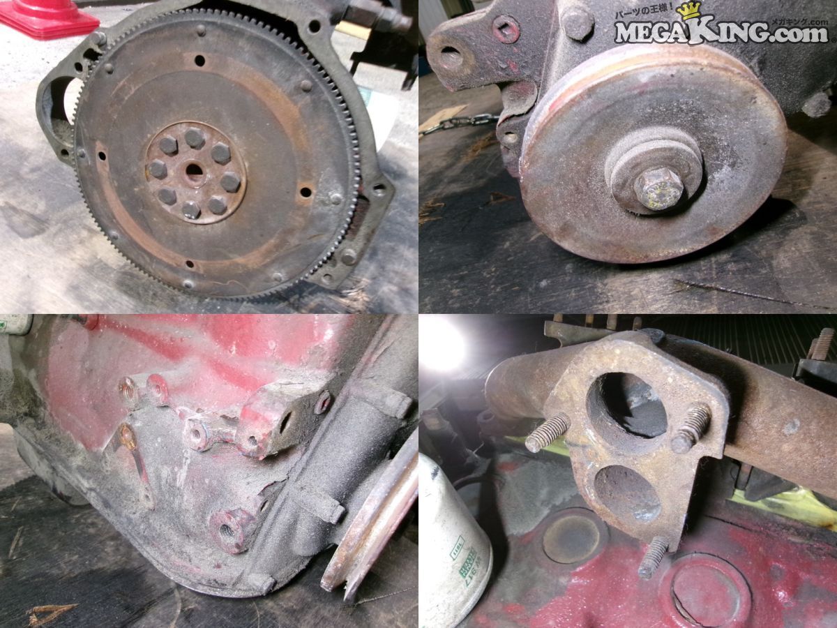 VOLVO ボルボ 144 純正 ノーマル エンジン B20エンジン 走行距離不明 498061302 P1800 等 / 2S10-2030_画像10