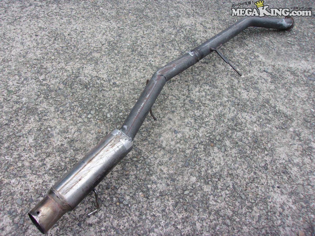 S13 シルビア 社外 セミステンレス マフラー / 2S11-187_画像4