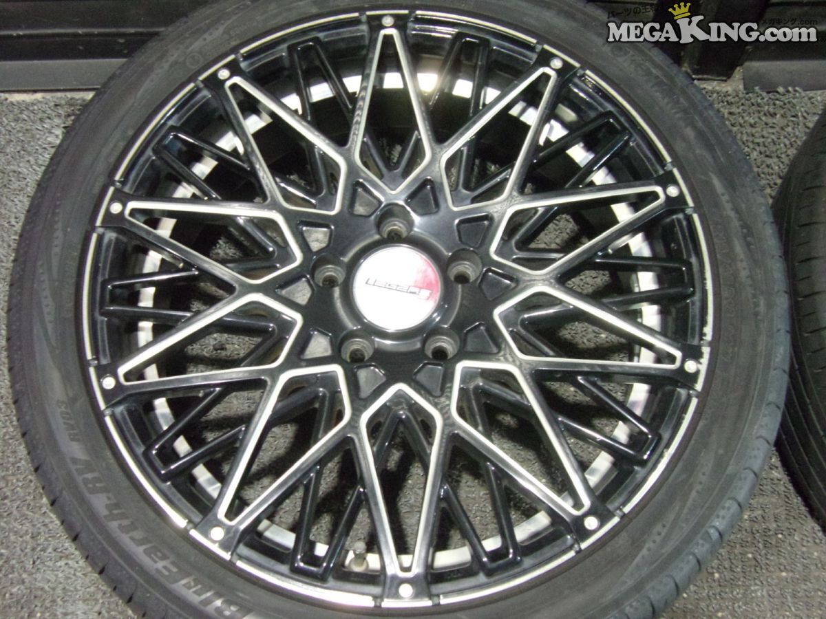 HOTSTUFF レグザスフォーブス 18インチ 7J+55 5穴 PCD114.3 BluEarth-RV RV03 2024年製 215/45R18 4本 ZRR80にて使用 ノア 等 / S10-1918_画像2