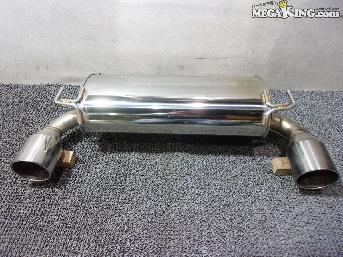 Z34 フェアレディZ 純正 OP フジツボ FGK オールステンレス マフラー リアピース 左右出し VQ37VHR B0100-1EK26 / 4S11-874_画像1