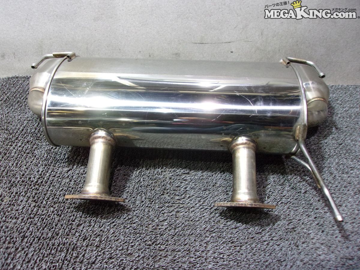 Z34 フェアレディZ 純正 OP フジツボ FGK オールステンレス マフラー リアピース 左右出し VQ37VHR B0100-1EK26 / 4S11-874_画像2