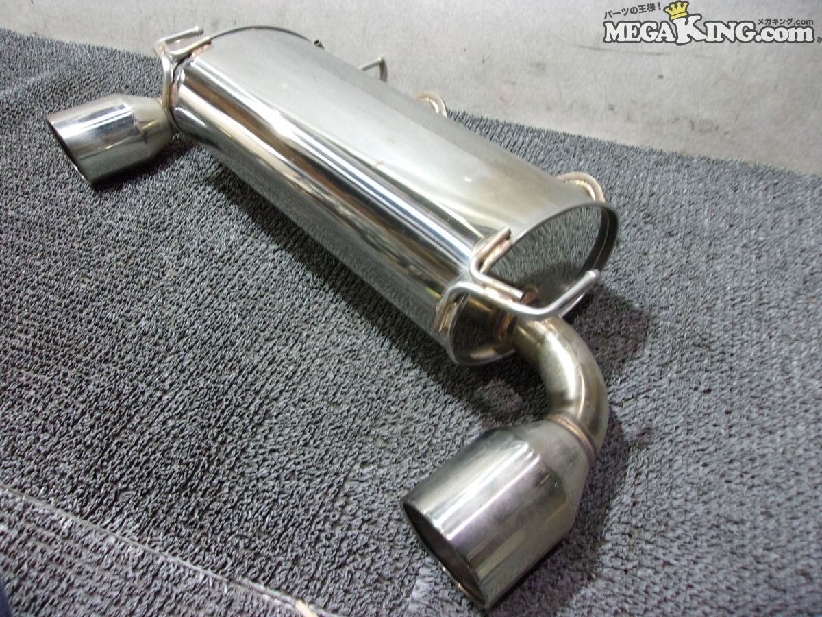 Z34 フェアレディZ 純正 OP フジツボ FGK オールステンレス マフラー リアピース 左右出し VQ37VHR B0100-1EK26 / 4S11-874_画像3