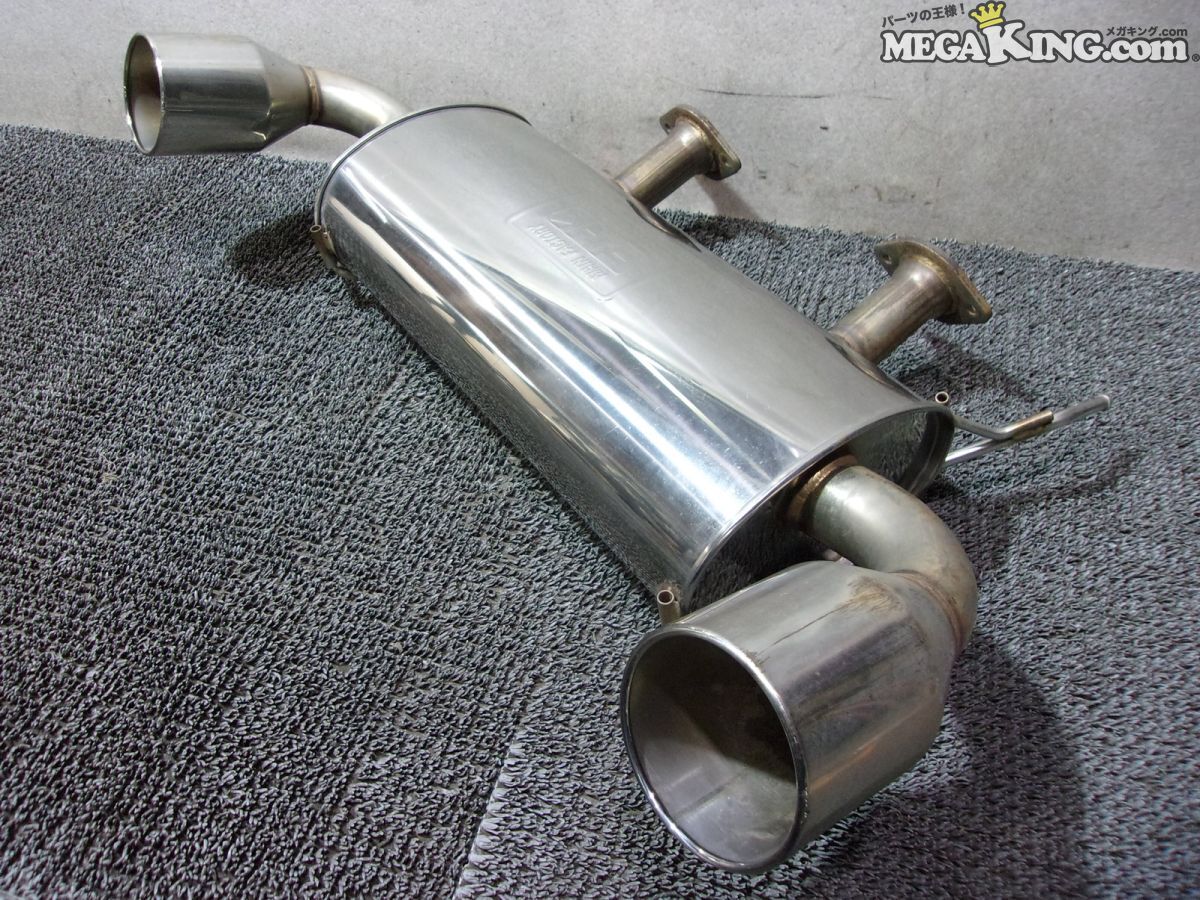 Z34 フェアレディZ 純正 OP フジツボ FGK オールステンレス マフラー リアピース 左右出し VQ37VHR B0100-1EK26 / 4S11-874_画像6